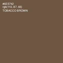#6E5742 - Tobacco Brown Color Image